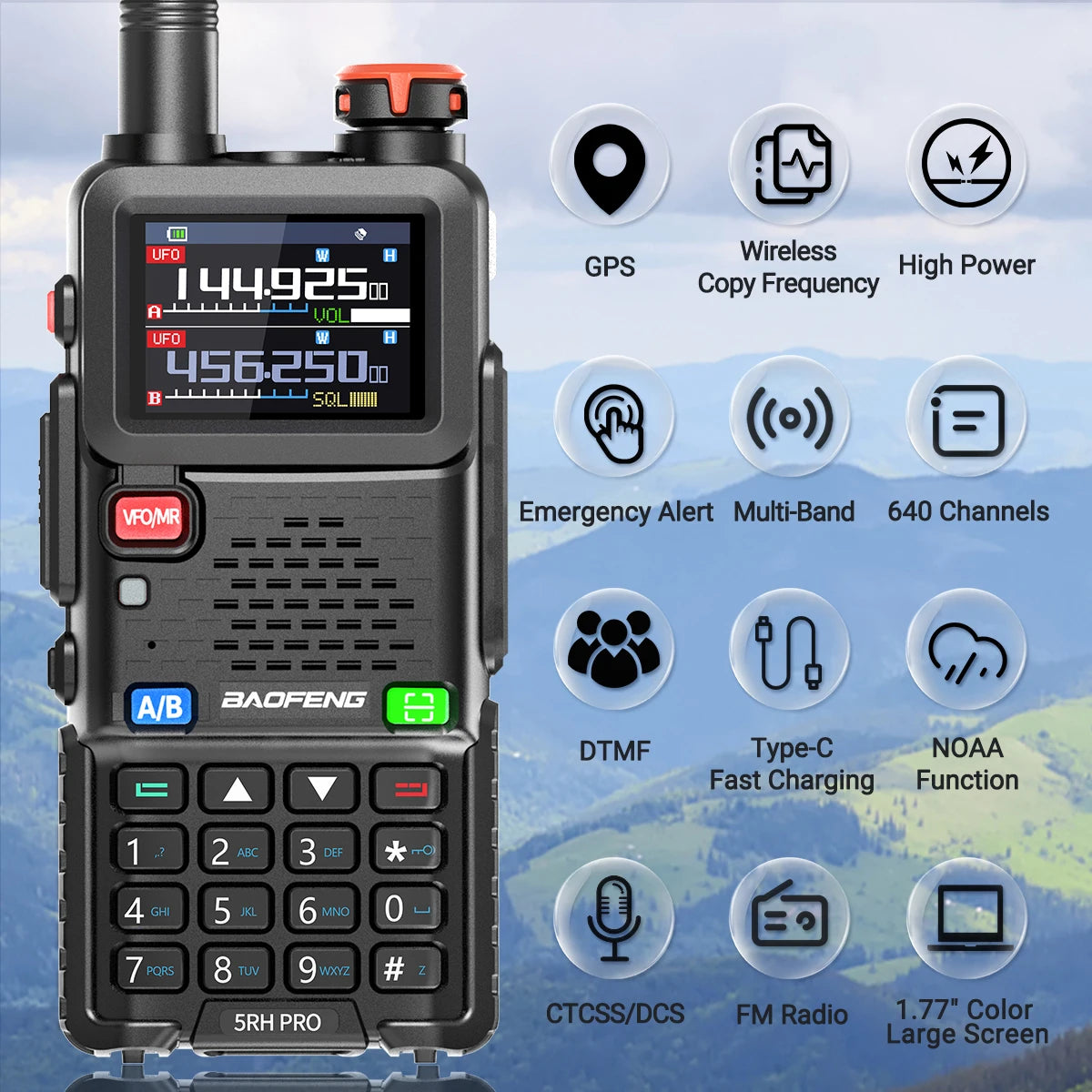 Baofeng UV-5RH PRO GPS
