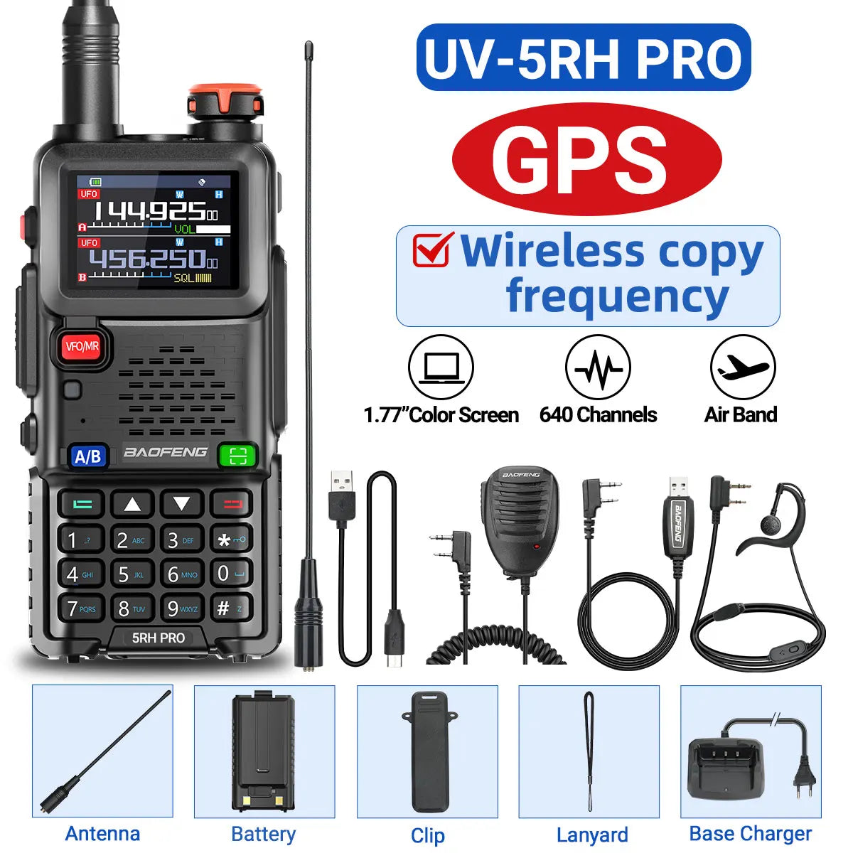 Baofeng UV-5RH PRO GPS